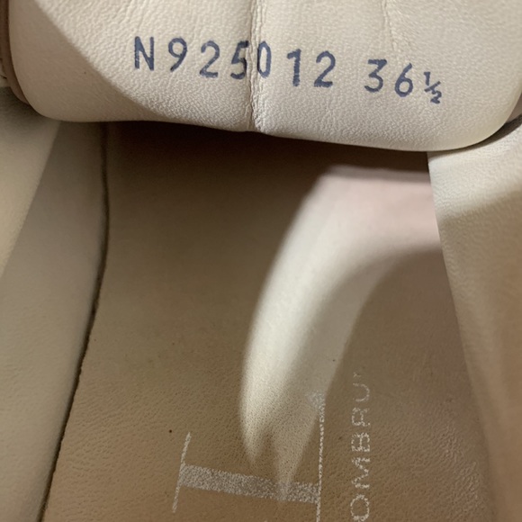 AGL Attilio Giust Leombruni pearl embellished sneakers supple leather size 36.5 - Picture 9 of 12